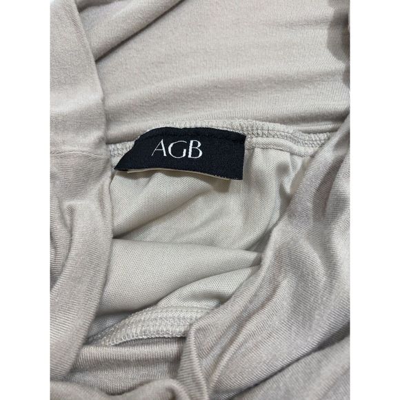 ABG Beige maxi skirt boho bohemian Women's Size Medium - Picture 7 of 8